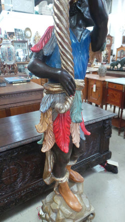 Fabulous Blackamoor Floor Lamp | Antique & Vintage | Moonee Ponds Antiques | Australia Wide Delivery