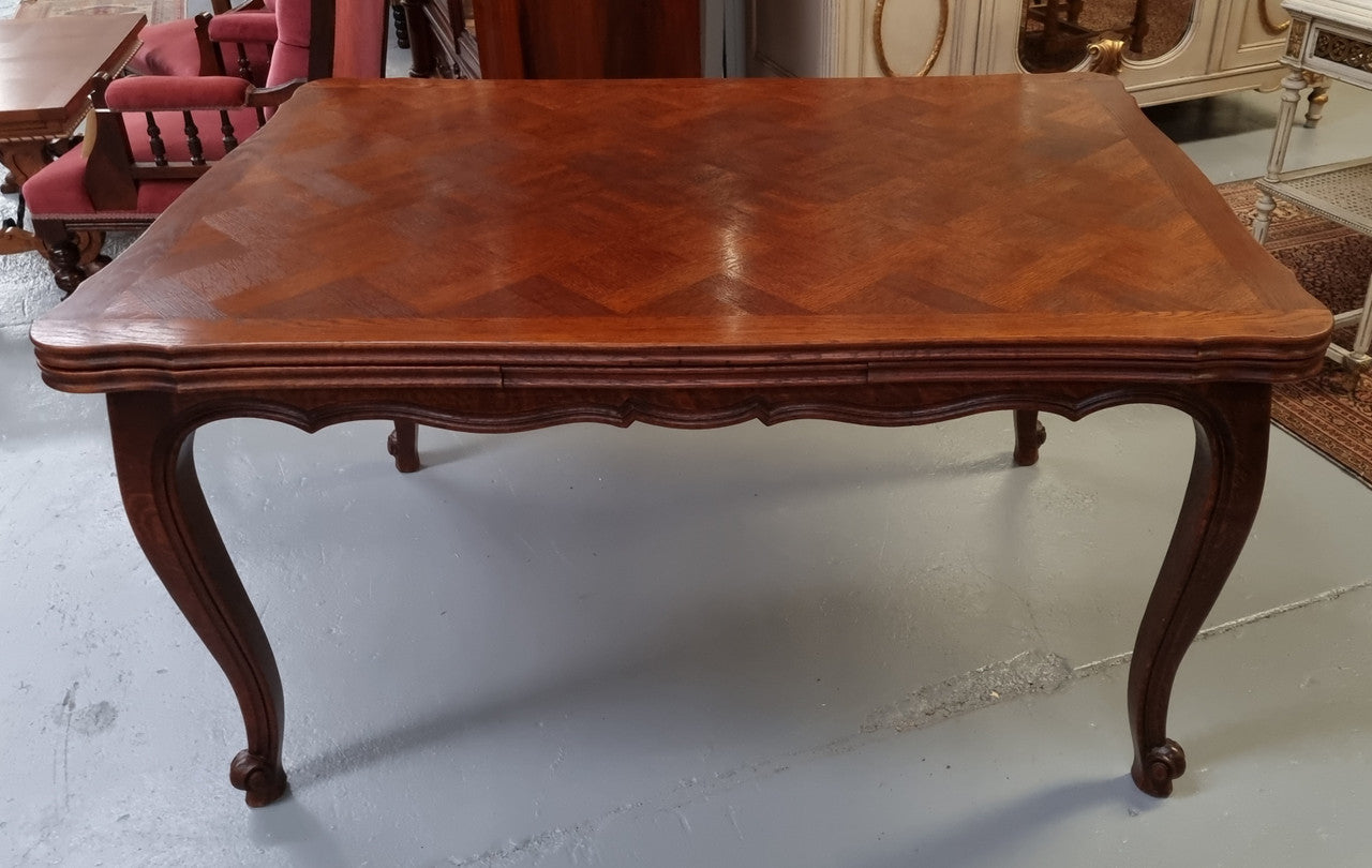 Beautiful French Oak Louis XV Style Extension Table | Antique & Vintage | Moonee Ponds Antiques | Australia Wide Delivery