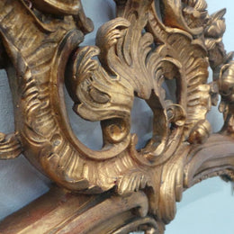 An Early 19 th Century Rare Rococo Highly Decorative Large Mirror