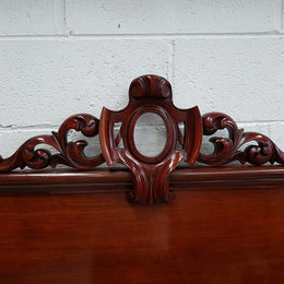 Victorian Mahogany King Size Bed Head