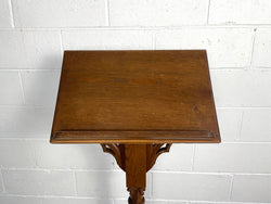 Rare French 19th Century Oak Book Lectern With Superb Detail | Antique & Vintage | Moonee Ponds Antiques | Australia Wide Delivery