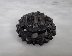 Victorian Whitby Jet Mourning Brooch | Antique & Vintage | Moonee Ponds Antiques | Australia Wide Delivery