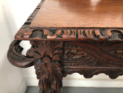 Superb 19th Century Gothic Style Hall-Console Table | Antique & Vintage | Moonee Ponds Antiques | Australia Wide Delivery
