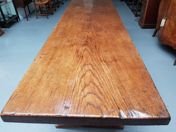 Superb 18th Century French Oak Pedestal Refectory Table | Antique & Vintage | Moonee Ponds Antiques | Australia Wide Delivery