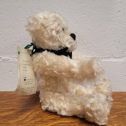 Curly Cream Mohair Australian Artist Teddy Bear. Fully Jointed, 32cm in length. Excellent condition.