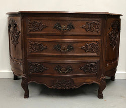 Beautiful French Oak Carved Commode | Antique & Vintage | Moonee Ponds Antiques | Australia Wide Delivery