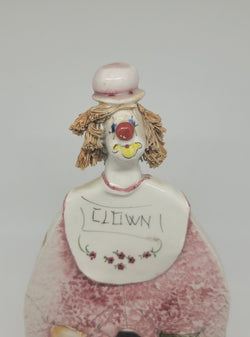 Pastel Ceramic Italian Clown Figure | Antique & Vintage | Moonee Ponds Antiques | Australia Wide Delivery