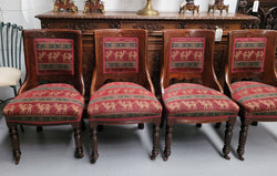 Matched Set of 12 Victorian Bowed Back Dinning Chairs | Antique & Vintage | Moonee Ponds Antiques | Australia Wide Delivery