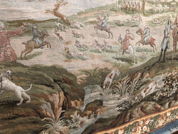 Large Belgium Tapestry With Hunting Scene | Antique & Vintage | Moonee Ponds Antiques | Australia Wide Delivery