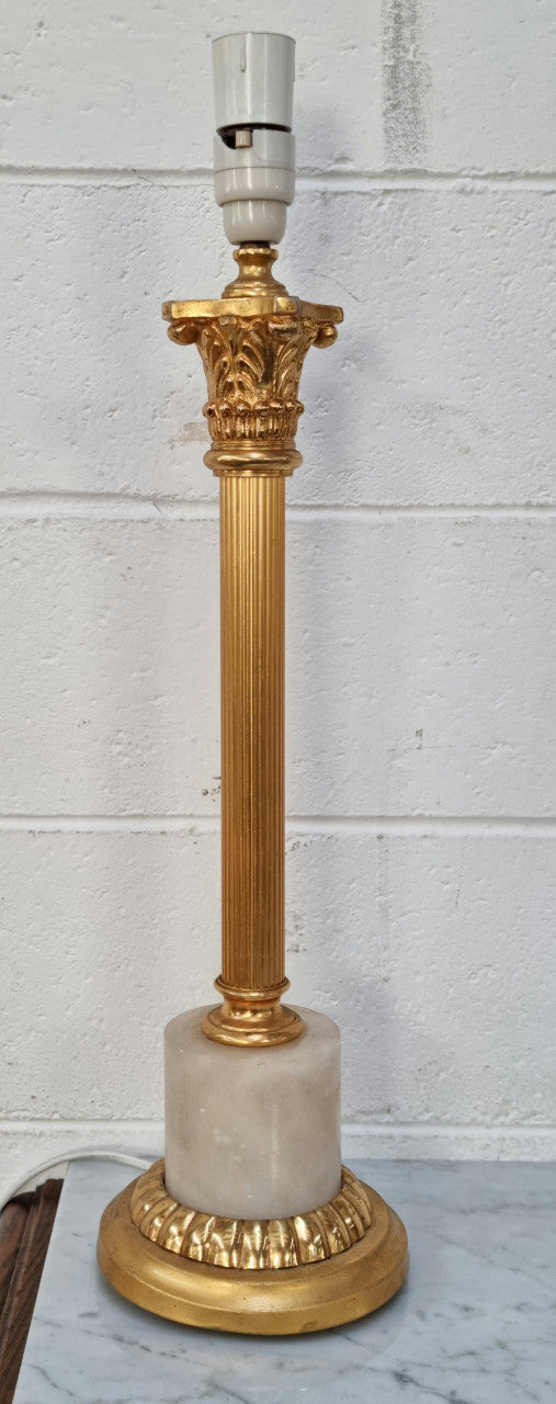 French Corinthian Column Table/Desk Lamp | Antique & Vintage | Moonee Ponds Antiques | Australia Wide Delivery