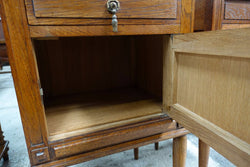 Pair Of French Oak Bedside Cabinets-3 | Antique & Vintage | Moonee Ponds Antiques | Australia Wide Delivery