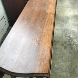 Mahogany Drop Leaf Side Table