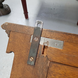 Vintage Highly Decorative French Carved Oak Coat Rack
