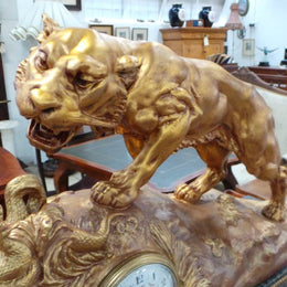 French Gilt Clock