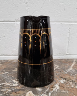 Victorian Black Decorative Jug | Antique & Vintage | Moonee Ponds Antiques | Australia Wide Delivery