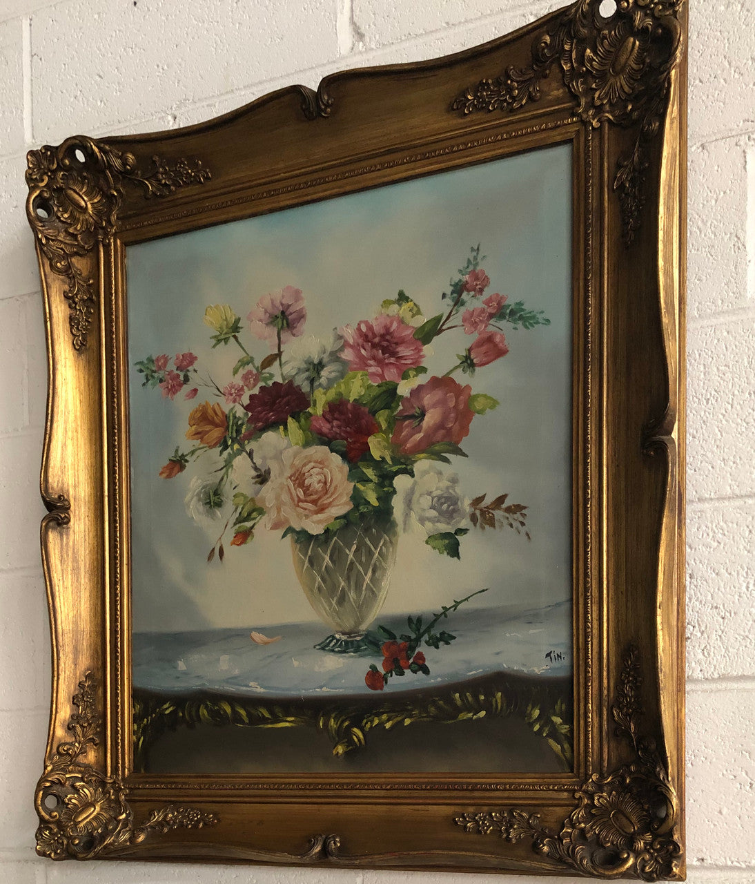 Beautiful Floral oil on canvas | Antique & Vintage | Moonee Ponds Antiques | Australia Wide Delivery