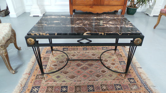 Stunning Portoro Marble Coffee Table