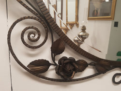 French Art Deco Wrought Iron Wall Mirror | Antique & Vintage | Moonee Ponds Antiques | Australia Wide Delivery