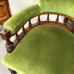 Lovely Edwardian Gents Chair | Antique & Vintage | Moonee Ponds Antiques | Australia Wide Delivery