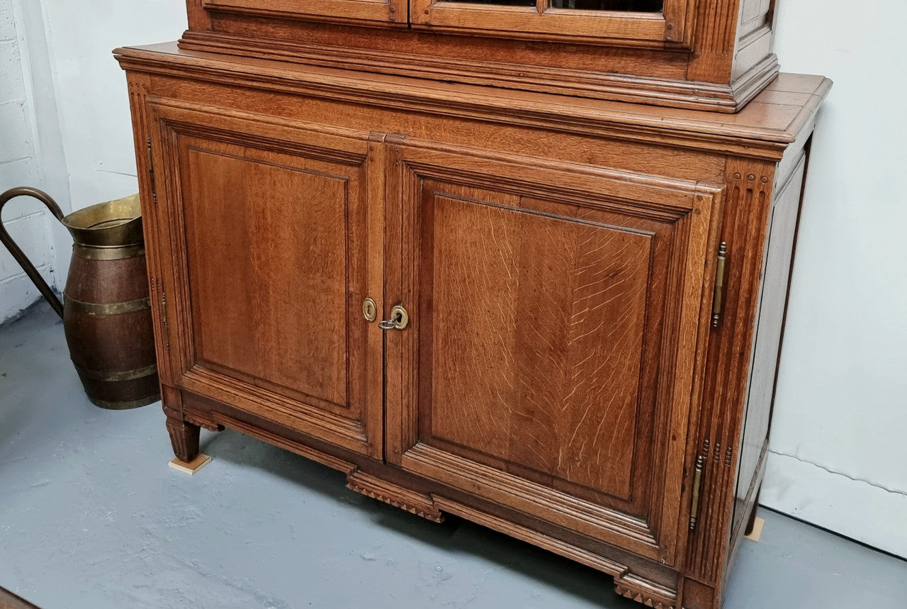 19th Century French Oak Two Door Bookcase | Antique & Vintage | Moonee Ponds Antiques | Australia Wide Delivery