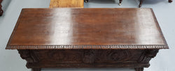 Antique Mahogany Heavily Carved Coffer Chest Blanket Box | Antique & Vintage | Moonee Ponds Antiques | Australia Wide Delivery