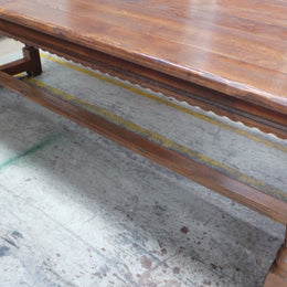 Antique French Oak Dining Table