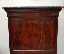 French Flame Mahogany Secretaire a Abattant | Antique & Vintage | Moonee Ponds Antiques | Australia Wide Delivery