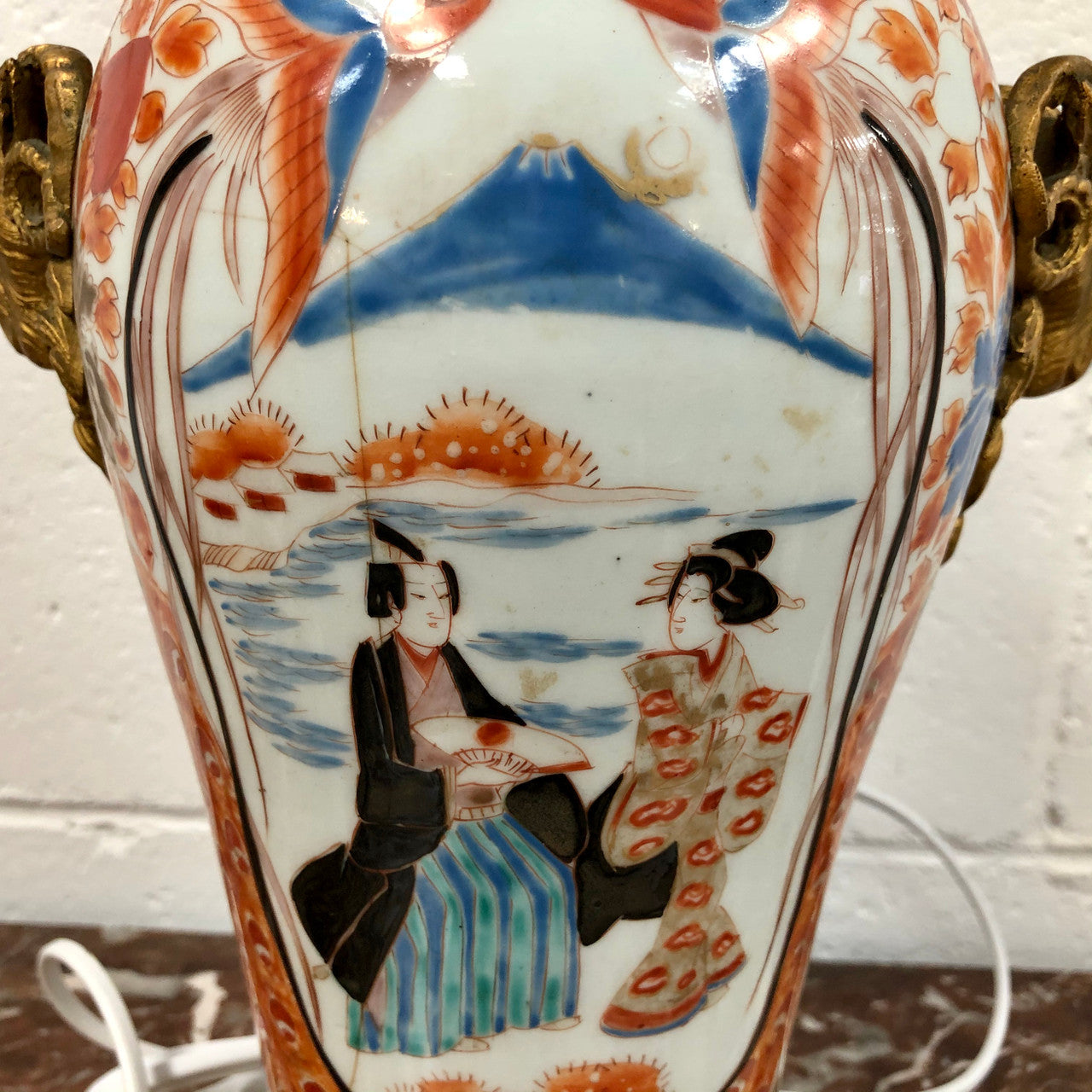Japanese Imari Style Lamp Base | Antique & Vintage | Moonee Ponds Antiques | Australia Wide