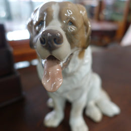 St Bernard Dog Statue