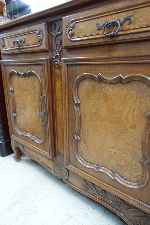 Large French Walnut Sideboard