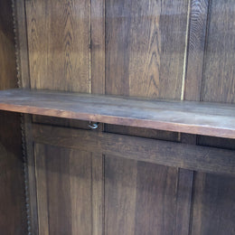 Beautiful 19th Century French Louis XV style Mahogany Blind Bookcase. This piece has lovely inlaid doors and ormolu mounts, marble top and four adjustable shelves. In good original detailed condition.