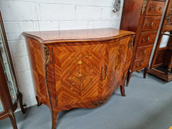 Louis XV Style Kingwood Marquetry Inlay Cabinet | Antique & Vintage | Moonee Ponds Antiques | Australia Wide Delivery