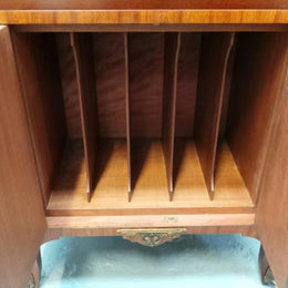 French Inlaid Music Cabinet