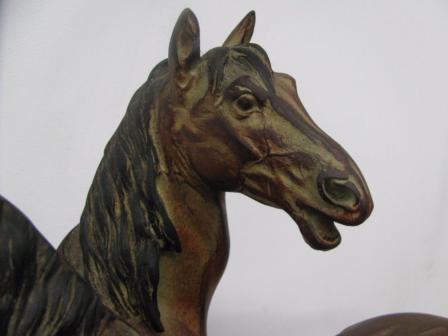 French Art Deco Horse Statue