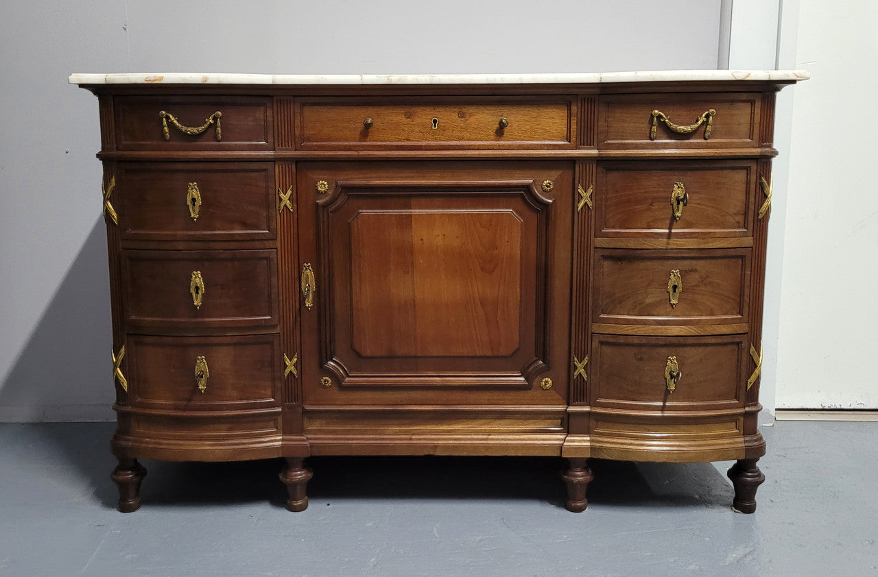 Beautiful French Walnut Louis XVI Style Cupboard