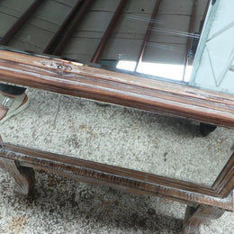 Rustic French Provincial Mirror Coffee Table