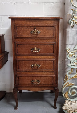 Elegant French Oak Louis XV Style Four Drawer Chest of Drawers | Antique & Vintage | Moonee Ponds Antiques | Australia Wide Delivery
