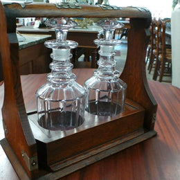 Late Georgian Tantalus Decanter Set