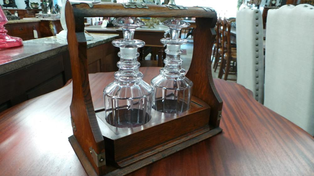 Late Georgian Tantalus Decanter Set | Antique & Vintage | Moonee Ponds Antiques | Australia Wide Delivery