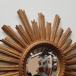 French Sunburst Wall Mirror