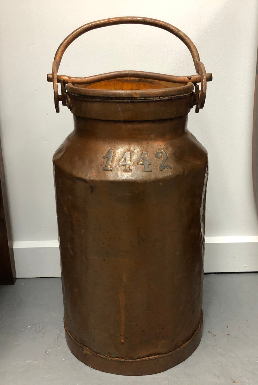 French Antique Copper Milk Can – Moonee Ponds Antiques