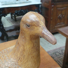 American (California) Majolica Glazed Seagull Statue