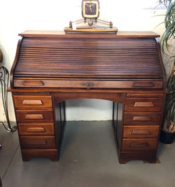 Fabulous Australian Roll Top Desk | Antique & Vintage | Moonee Ponds Antiques | Australia Wide Delivery