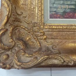French Oil On Canvas Painting-2