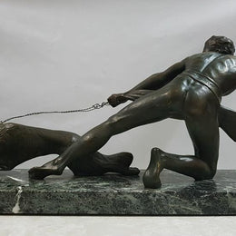 Art Deco Bronze Statue-1