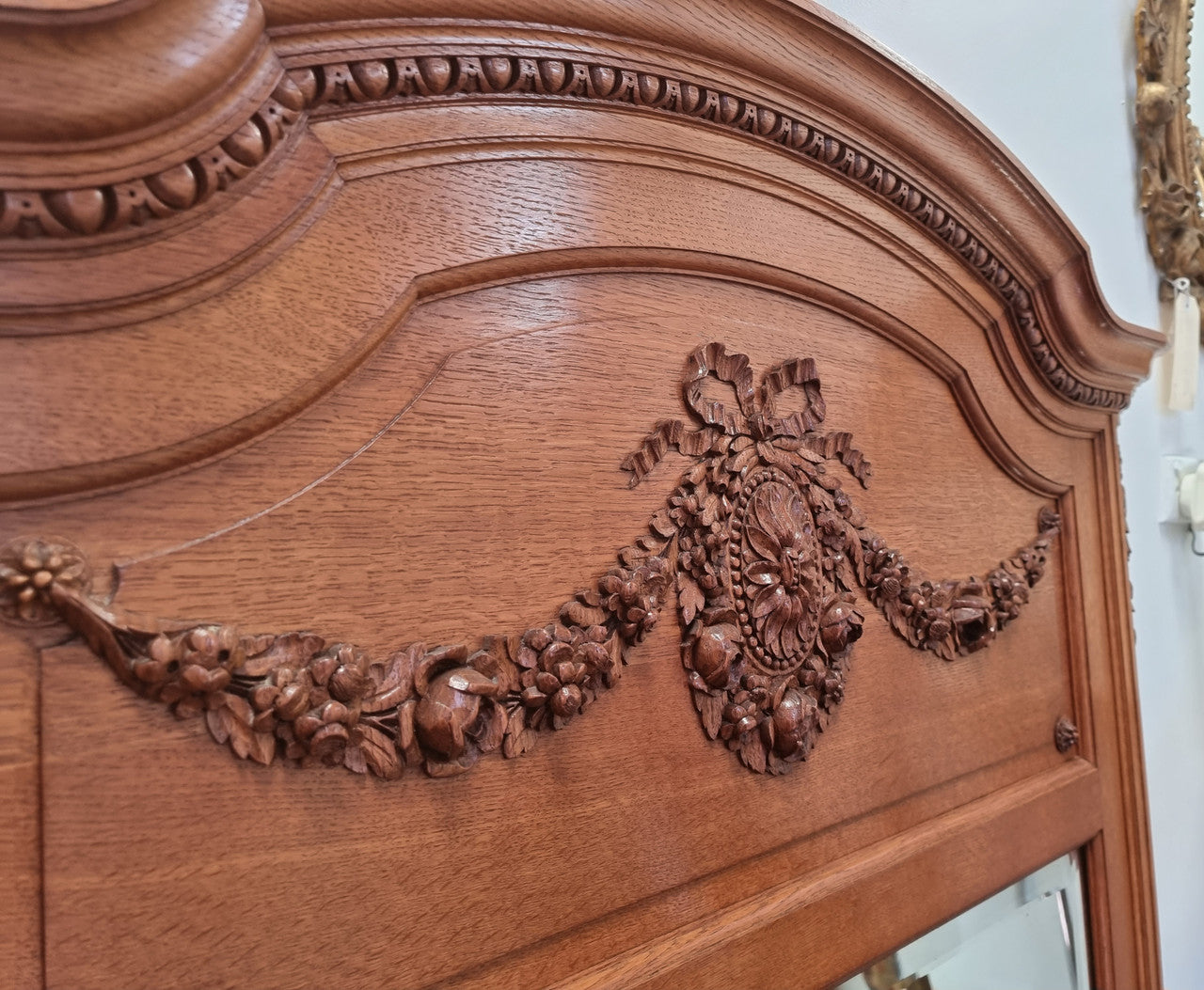 Beautiful French Oak Louis XVI Style Mirror | Antique & Vintage | Moonee Ponds Antiques | Australia Wide Delivery
