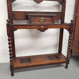 Antique Jacobean Hall Stand
