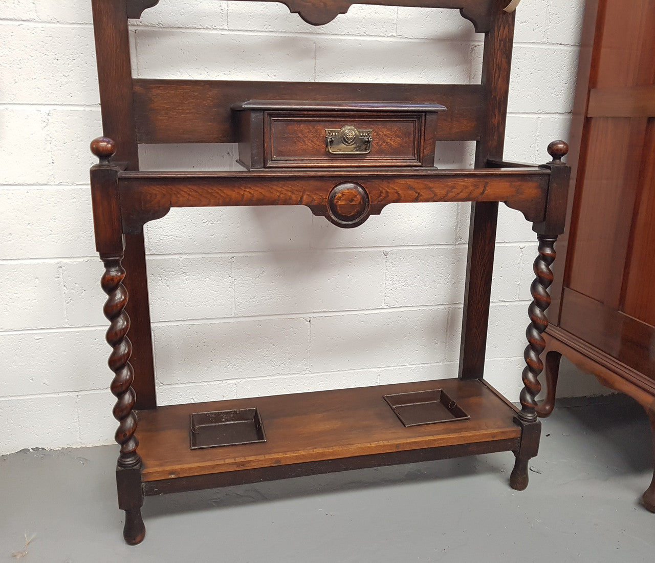 Antique Jacobean Hall Stand