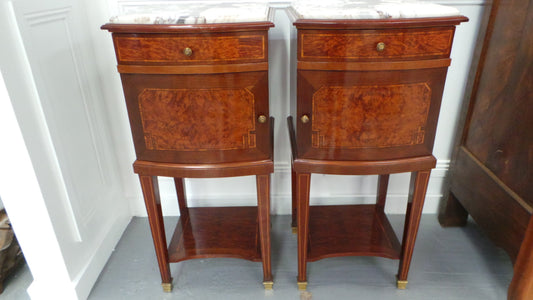 Pair Of French Louis XVI Style Bedsides