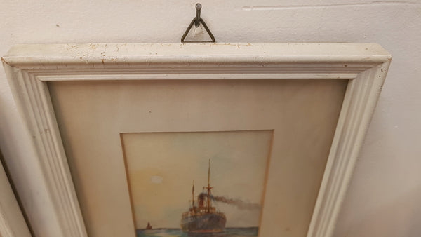 A lovely pair of framed watercolor paintings signed by Australian artist Harold Dalton Hall. In good original condition.